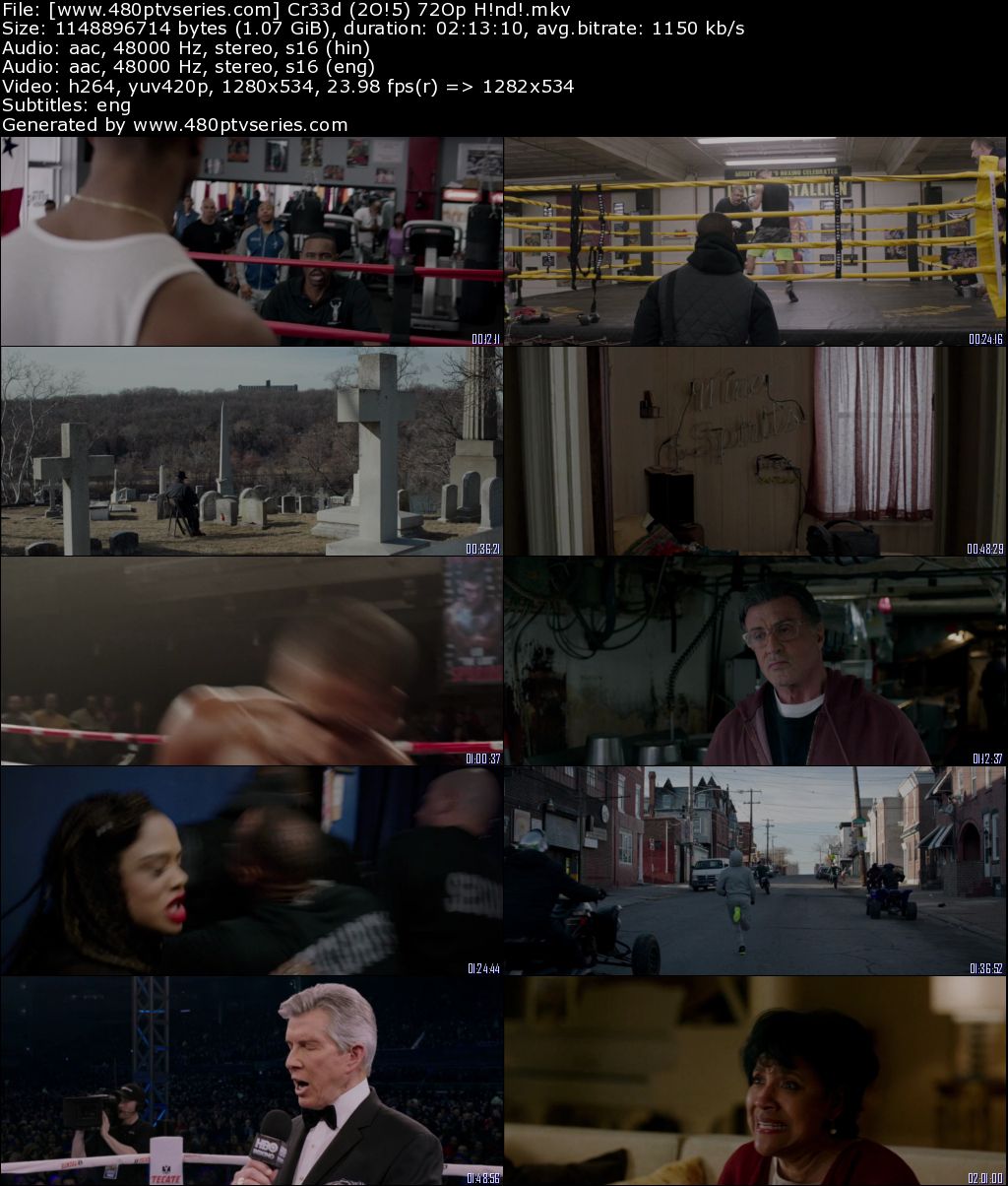 Creed 2015 1GB Full Hindi Dual Audio Movie Download 720p Bluray